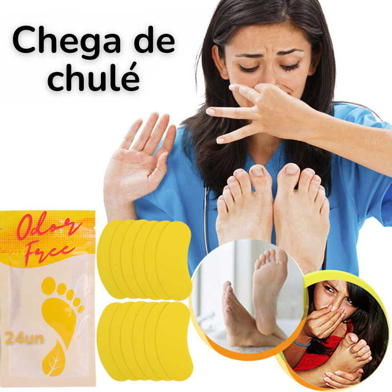 12 Pares de Adesivo de Palmilhas Odor Free®