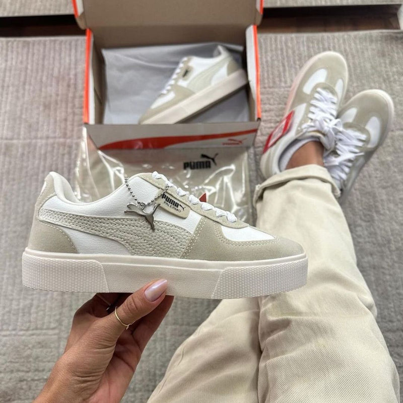 Tênis Palermo Off White/Bege - Premium