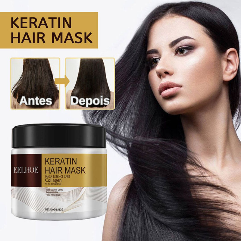 Keratin Hair Mask Karseell - Máscara Capilar de Queratina