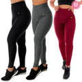 Kit 3 Leggings Anti-celulite Sem Transparência