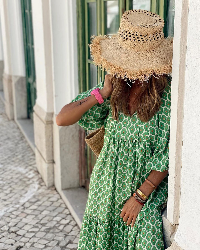 Vestido Soltinho Maxi Casual - Boho Alice