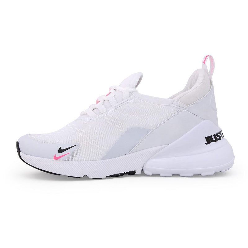 Tênis Air Max Just Do It Branco e Rosa