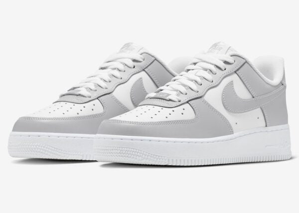 Tênis Air Force 1 "Grey White"