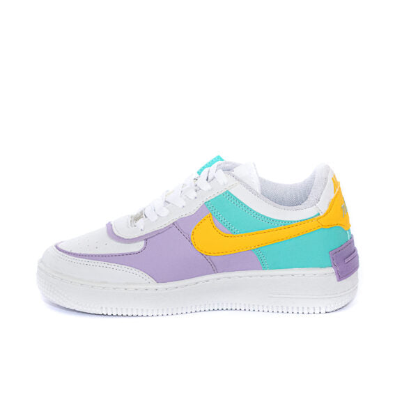 Tênis Air Force 1 Shadow Branco e Lilás