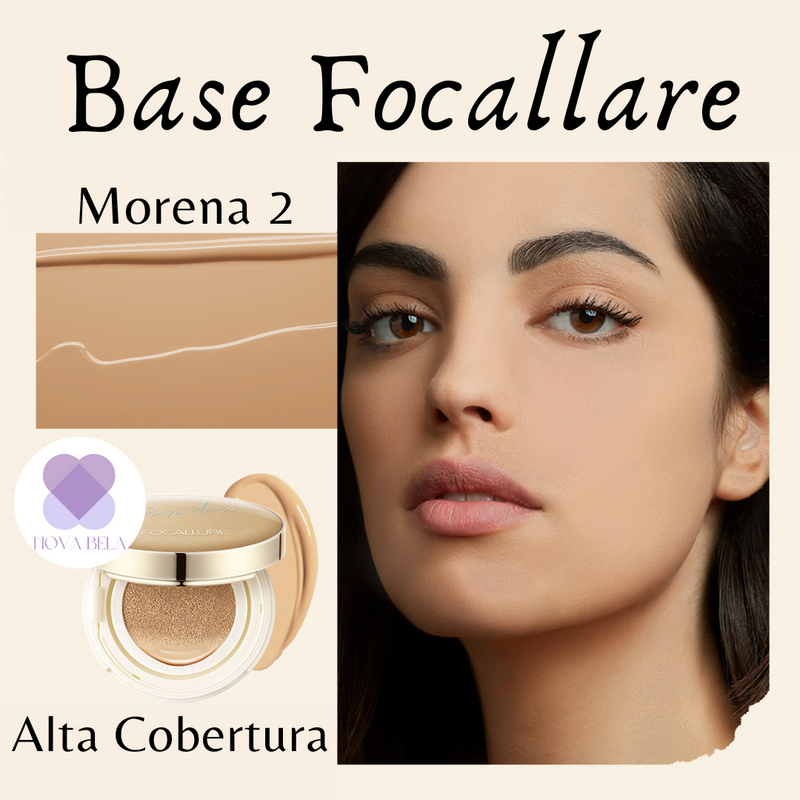 Base Focallure Poreless - Ultra Cobertura à prova d'água