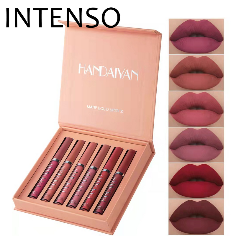 Batom Handayan Matte Fix - Alta Fixação [Kit 6 Unidades]