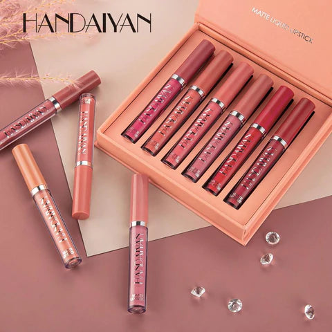 Batom Handayan Matte Fix - Alta Fixação [Kit 6 Unidades]